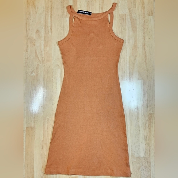 🎉BOGO🎉Rust Ribbed Mini Dress - Picture 13 of 13